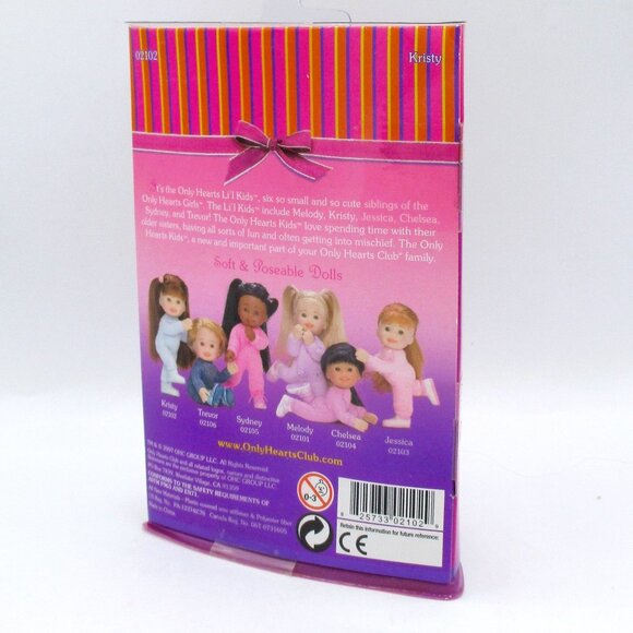 Only Hearts Club Little Sister Kristy Doll Pink Bunny Soft & Poseable NEW - Picture 5 of 5